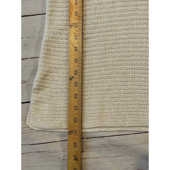 Ana White Open Knit Sweater Cotton Blend Size XL Scoop Neck Boho - Picture 8 of 9